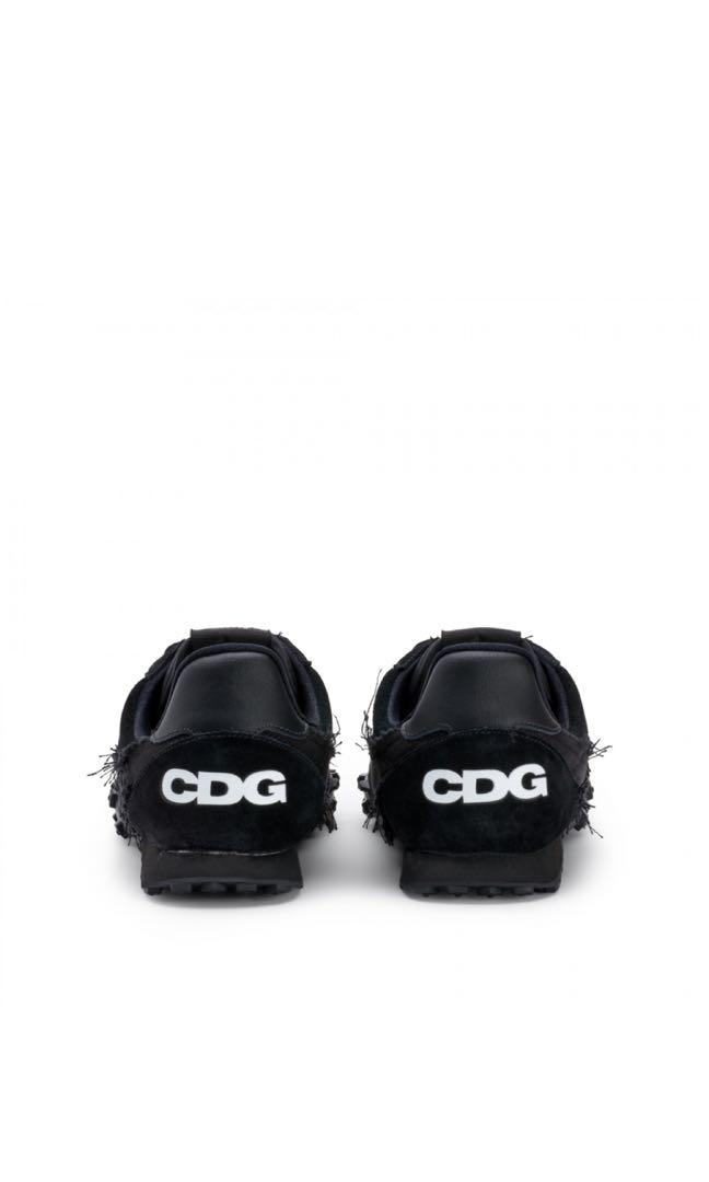 CDG Black Comme Des Garçons x Nike Waffle Racer 2.0, 男裝, 鞋, 波