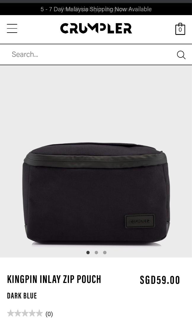 Crumpler Kingpin Inlay Zip Pouch Photography Photography Accessories Camera Bags Carriers on Carousell