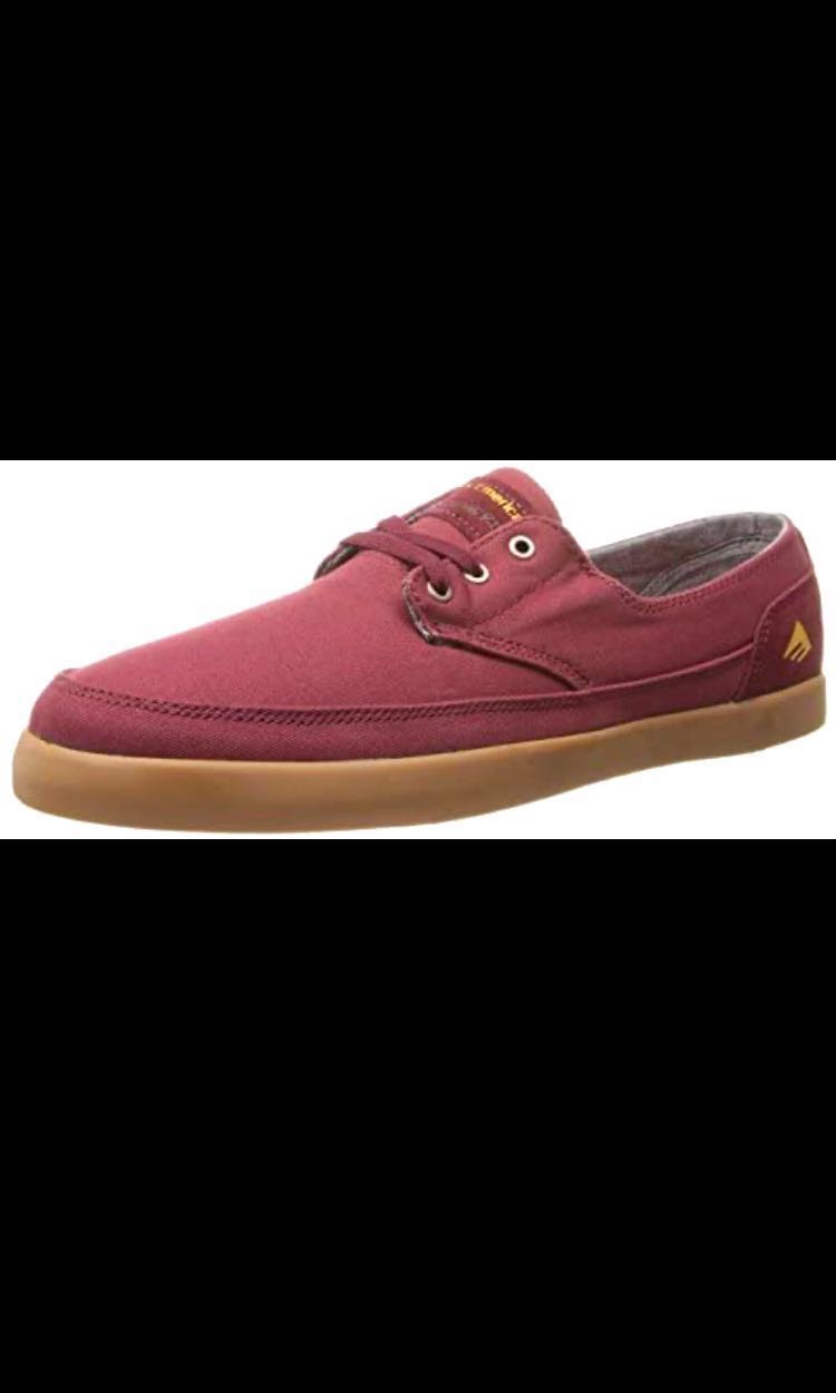 Emerica Romero Troubadour Low Burgundy Skate Casual Kicks Canvas Shoe Men s Fashion Footwear Sneakers on Carousell