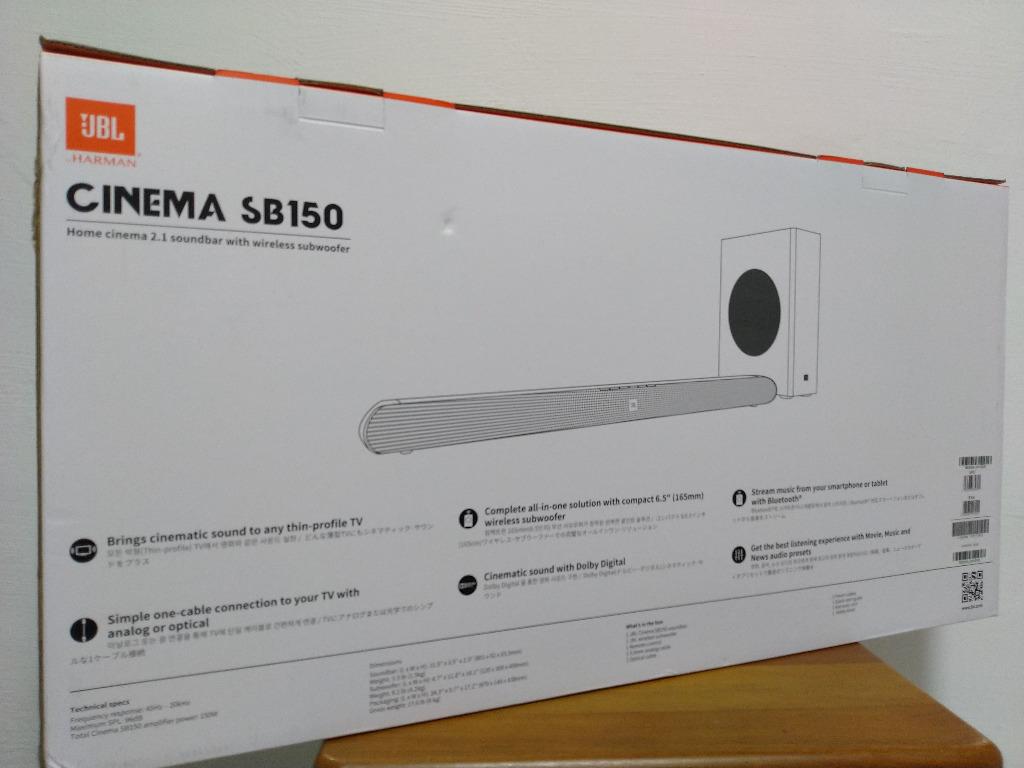 Jbl cinema sb150 dolby wireless bluetooth soundbar cheap