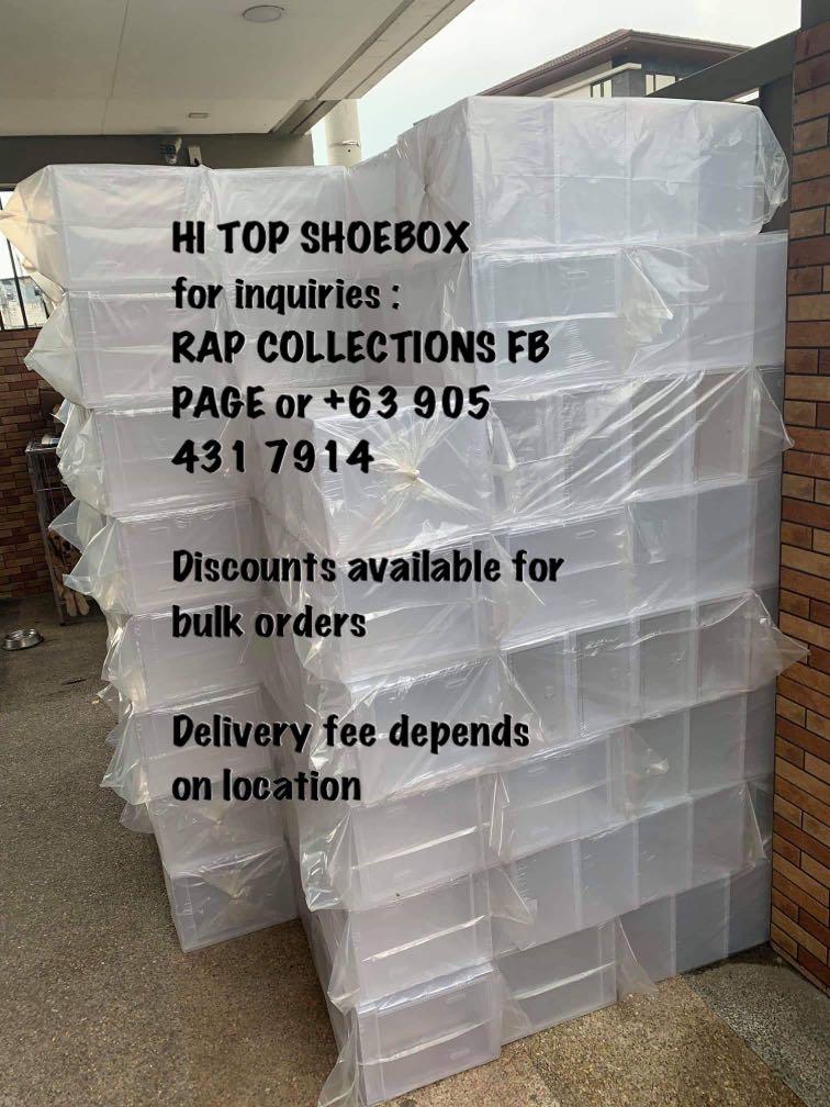 hi top shoe box wholesale