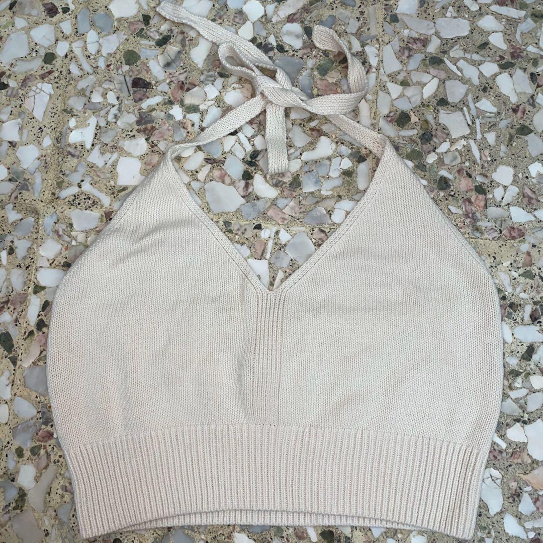 H&m knit crop top clearance