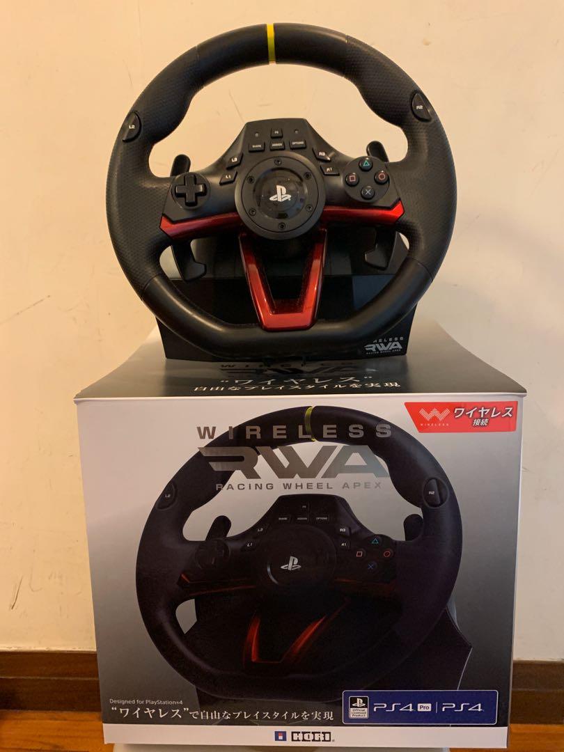 99% New Hori wireless racing wheel apex RWA (有單), 電子遊戲, 遊戲