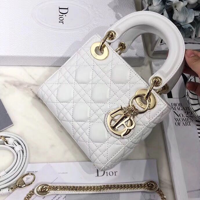 Lady Dior Mini White Women S Fashion Bags Wallets On Carousell
