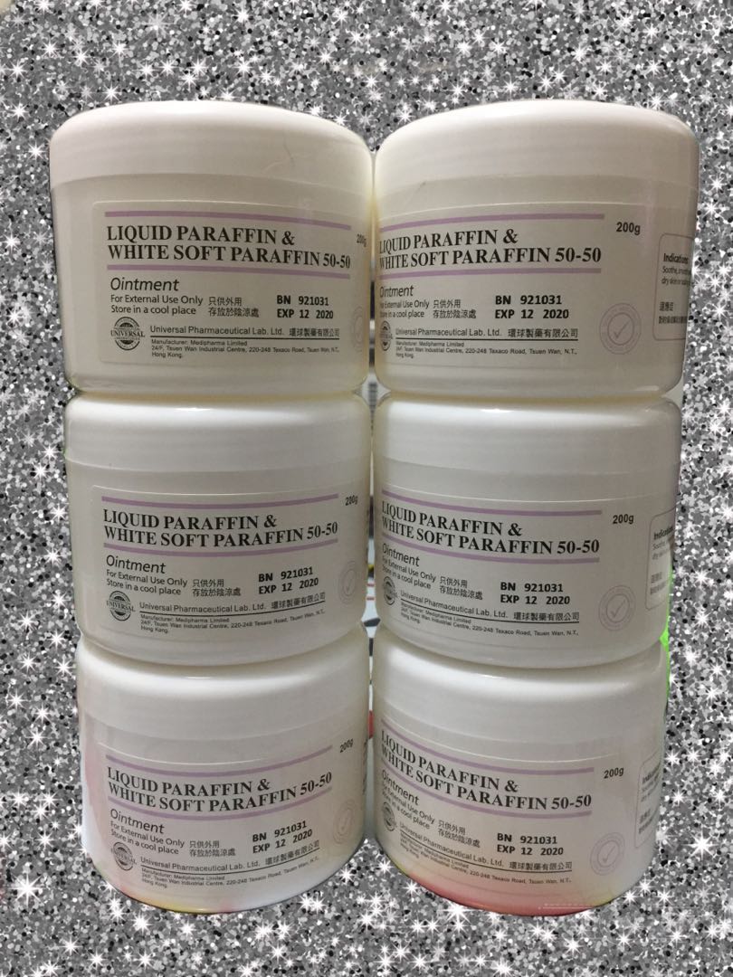 Liquid paraffin & white soft paraffin 5050, 醫生推薦 濕疹乾性肌用, 美容＆個人護理, 沐浴＆身體