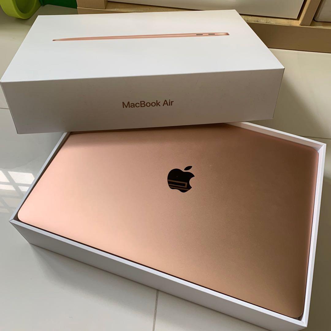 Macbook Air 2019 (256GB) (Gold) touch id, Electronics, Computers