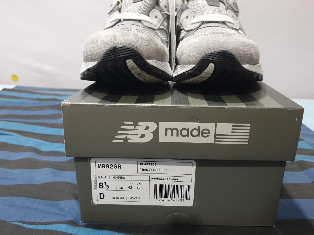 new balance 992 8.5