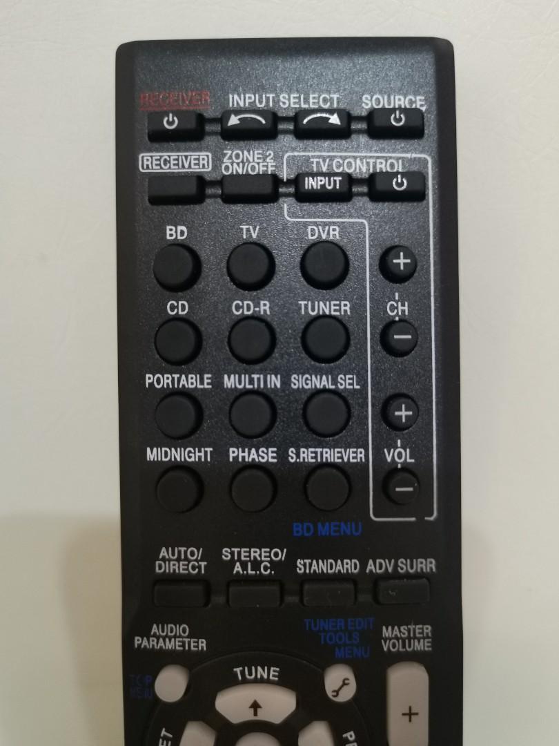 Pioneer AVR remote control, Audio, Soundbars, Speakers & Amplifiers on ...