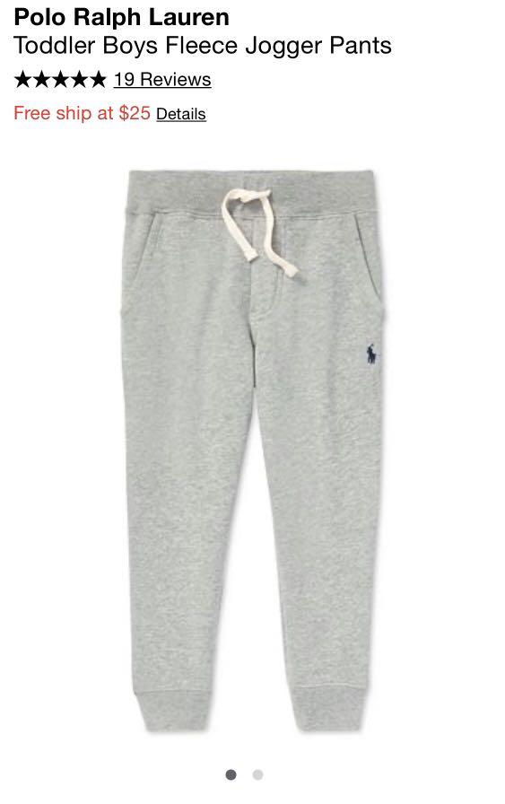 Polo ralph lauren fleece jogger pants