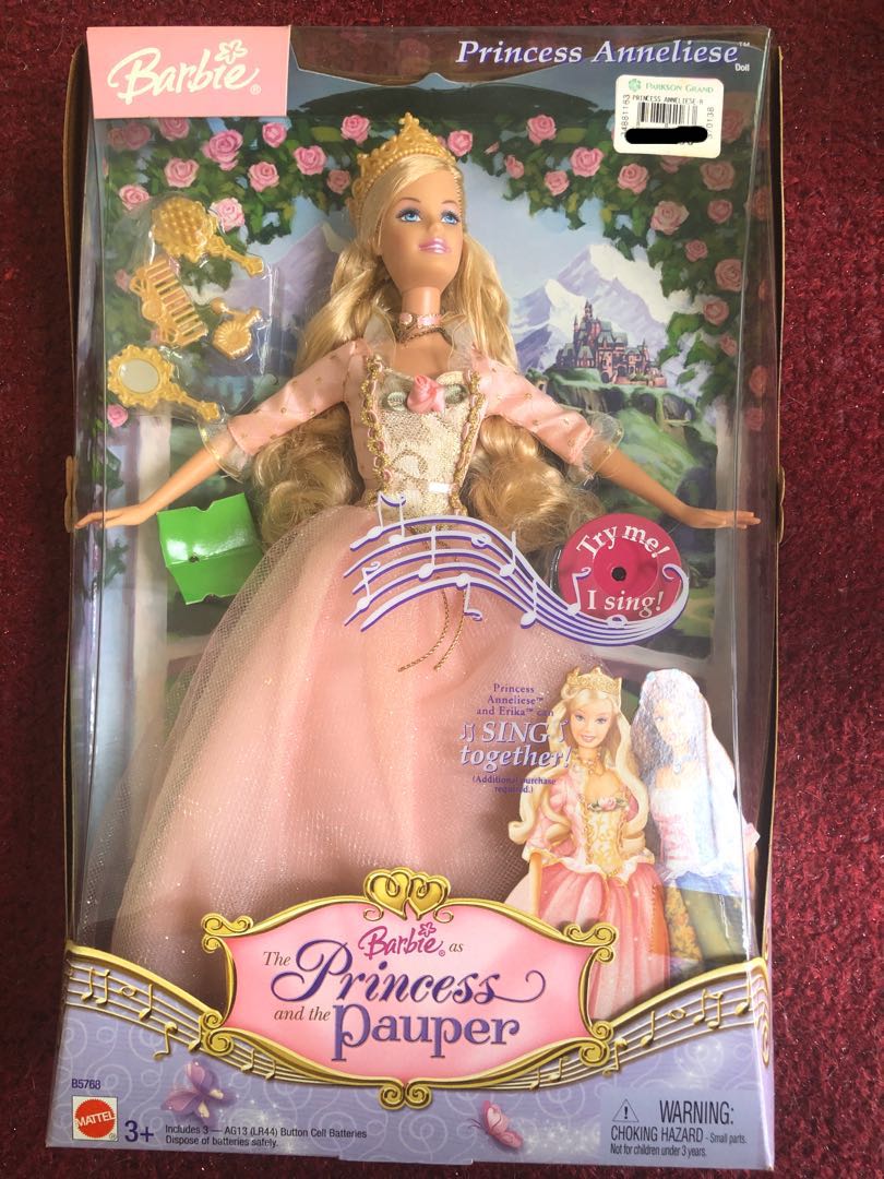 Princess And The Pauper Erika Anneliese Barbie Doll Toys And Games Other Toys On Carousell