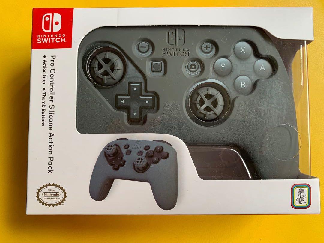 nintendo switch pro controller silicone action pack