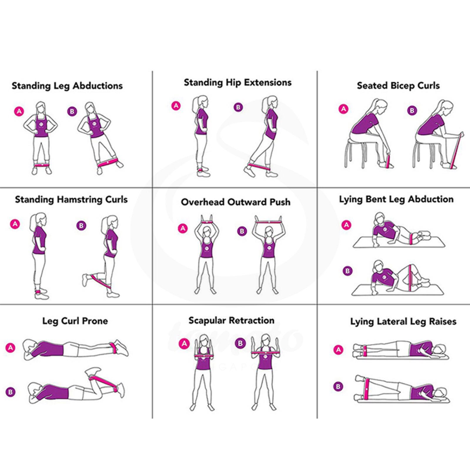Hamstring mini band exercises outlet