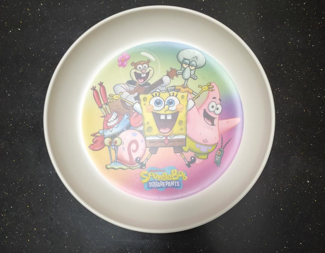 Spongebob Plate, Furniture & Home Living, Kitchenware & Tableware