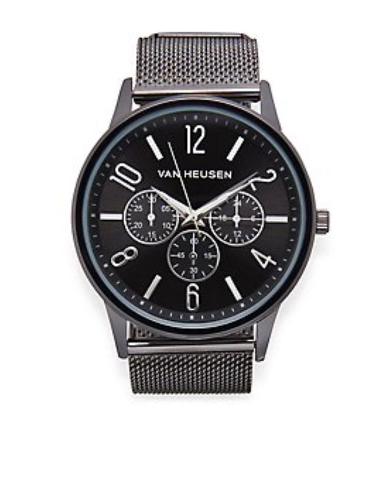 Van Heusen watch (black), Mobile Phones & Gadgets, Wearables & Smart