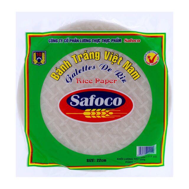 Vietnamese Rice Paper- 300g Safoco Rice Paper, Food & Drinks, Packaged ...