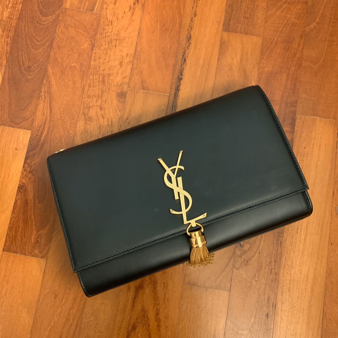 YSL KATE MEDIUM WITH TASSEL IN SMOOTH LEATHER