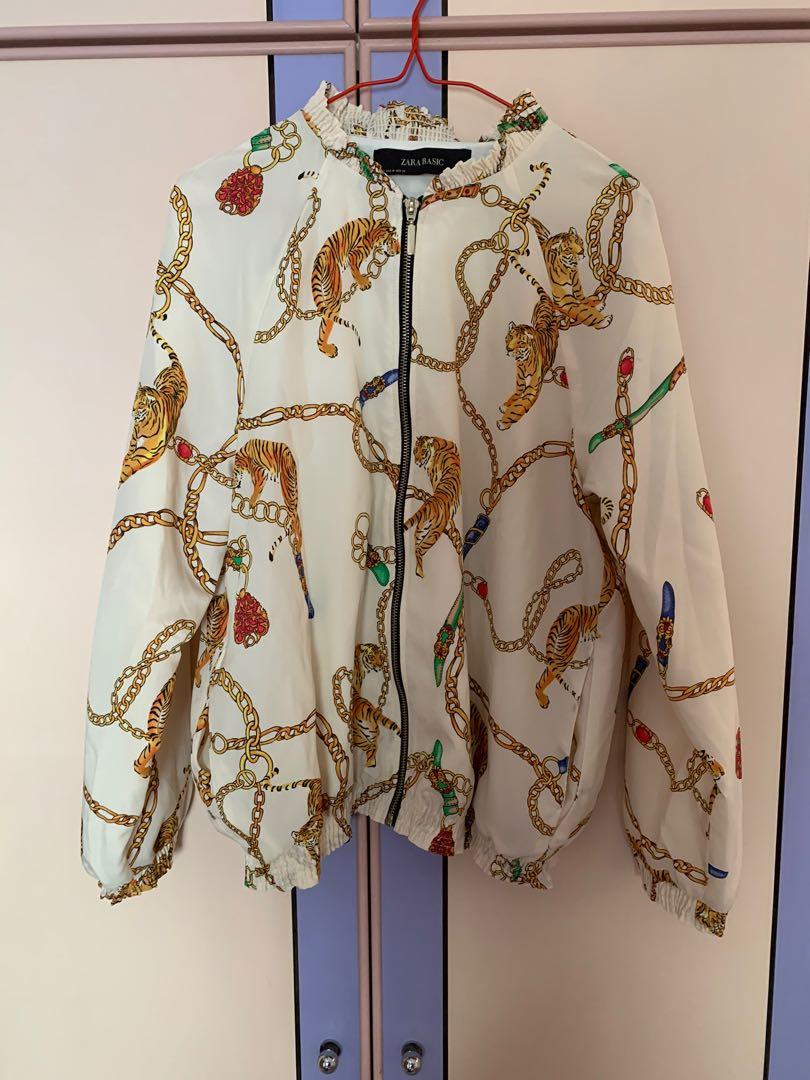 Chain print jacket hot sale