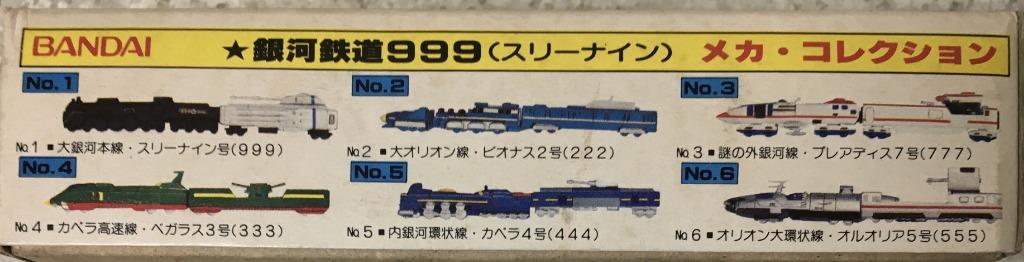 全新BANDAI 松本零士銀河鐵道999 系列(大オリオン線) ビオナス2号(222