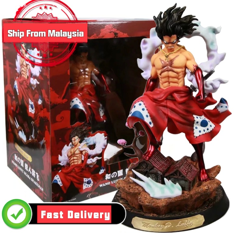 Anime One Piece Wano Luffy Gear 4 Four Snakeman Gk Statue Kimono Luffy Pvc Action Figure 38cm Collectible Model Toys Doll Gift Hobbies Toys Collectibles Memorabilia Fan Merchandise On Carousell