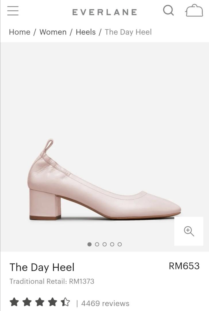 Everlane Day Heel in Pale Rose Women s Fashion Footwear Heels