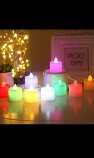 (Box of 24) Flameless led candles light battery operated for proposal tomorrow birthday