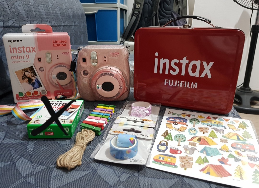 Instax mini 9 clear pink limited edition
