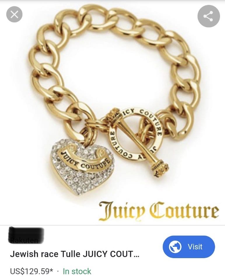 Juicy Couture Bracelet, Women's Fashion, Jewelry & Organisers