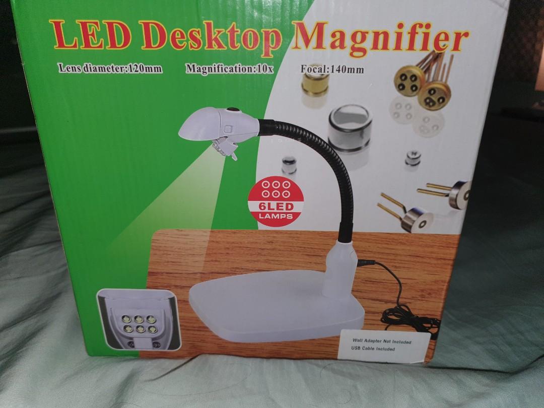 LED Desktop Magnifier, Furniture & Home Living, Lighting & Fans