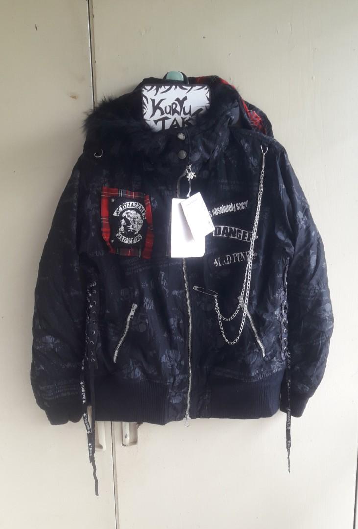 Mad Punk Jacket Hoodie, Women's Fashion, Clothes, Tops on Carousell