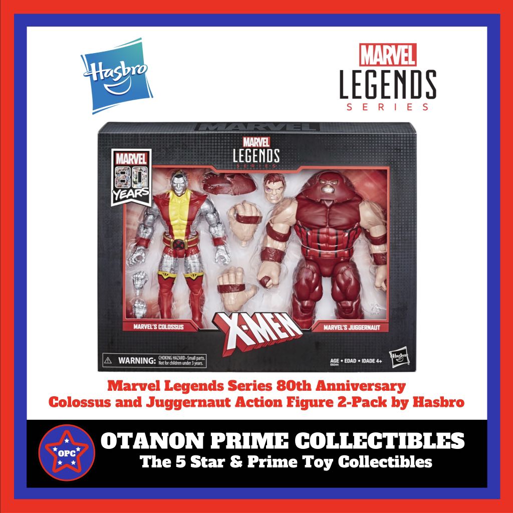 marvel legends juggernaut colossus 2 pack