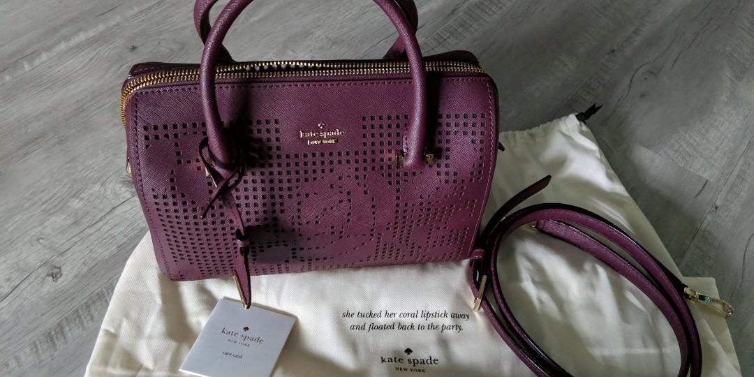 Kate spade sales deep plum bag
