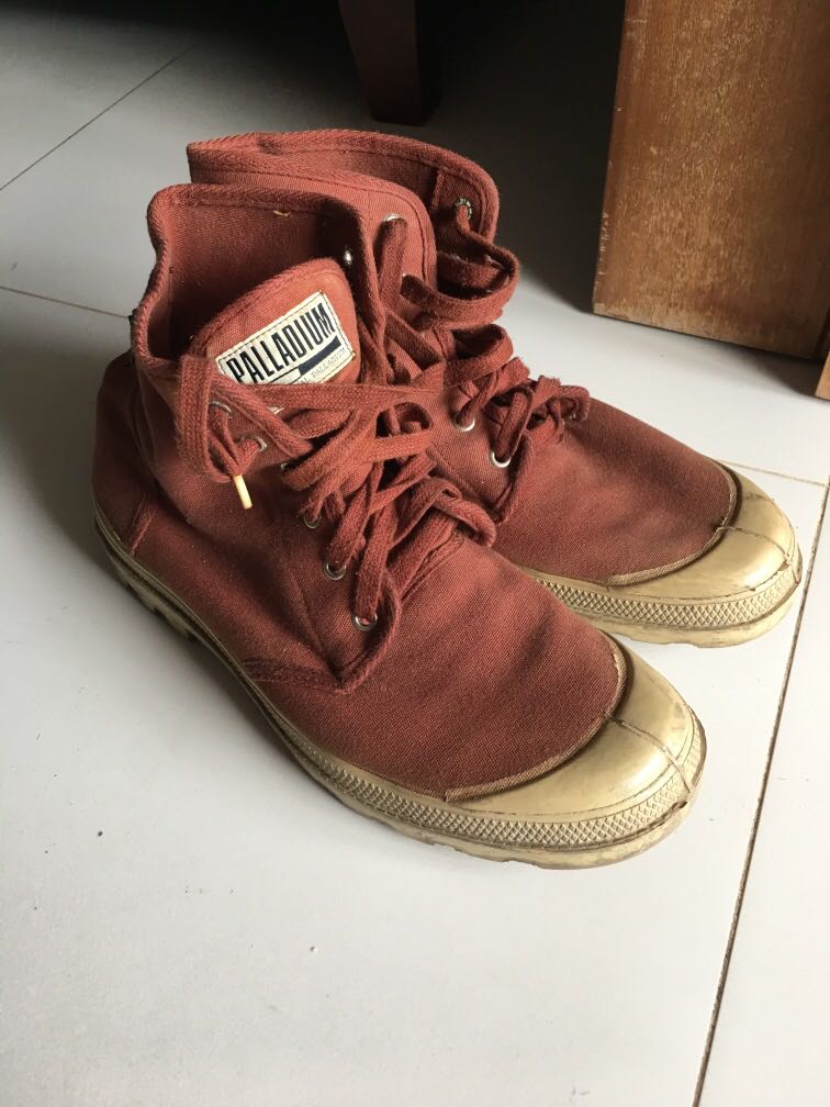 Palladium Canvas Boots made in France Eur 45 Men s Fashion
