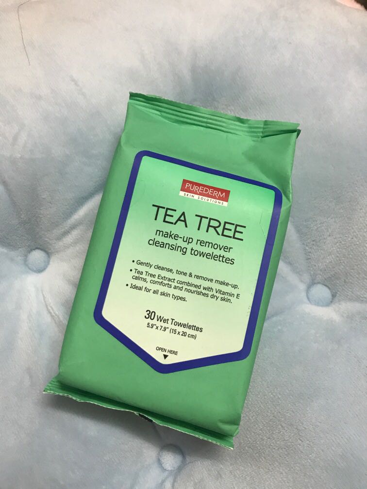 purederm tea tree makeup remover