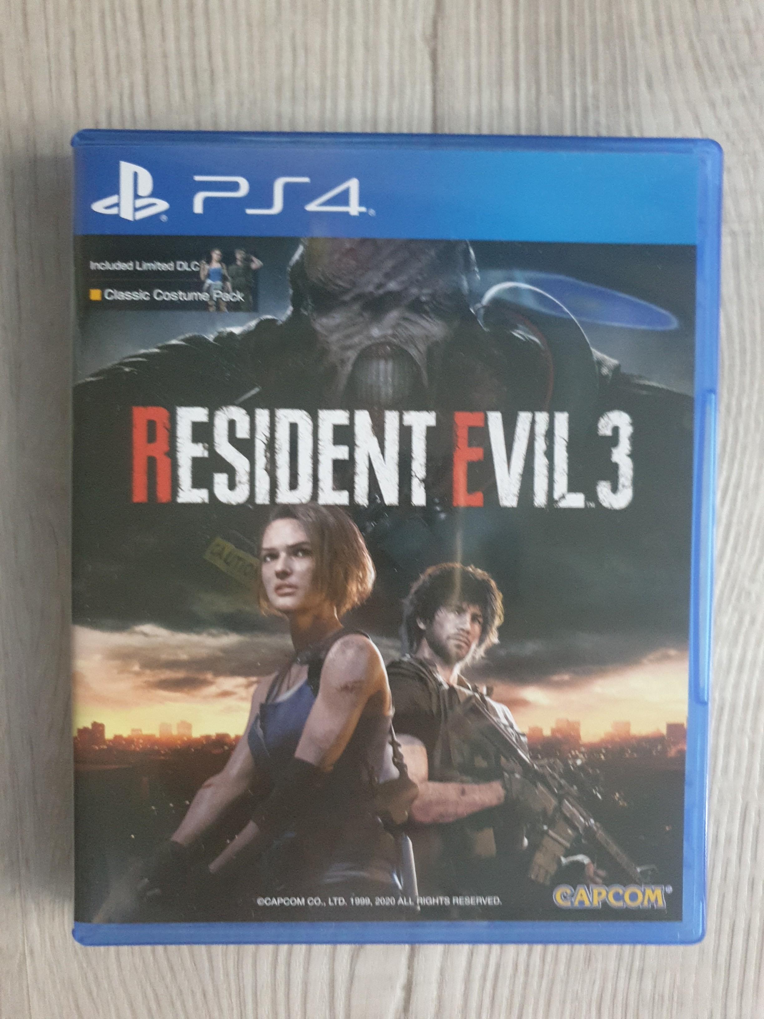 resident evil 3 ps4