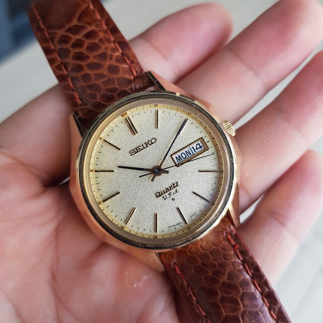 Seiko VFA Cap Gold 3823-7040, Men's Fashion, Watches & Accessories, Jewelry  on Carousell