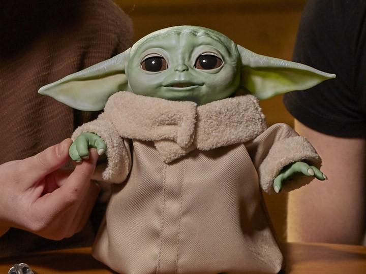 star wars the mandalorian the child baby yoda animatronic edition toys games other toys on carousell