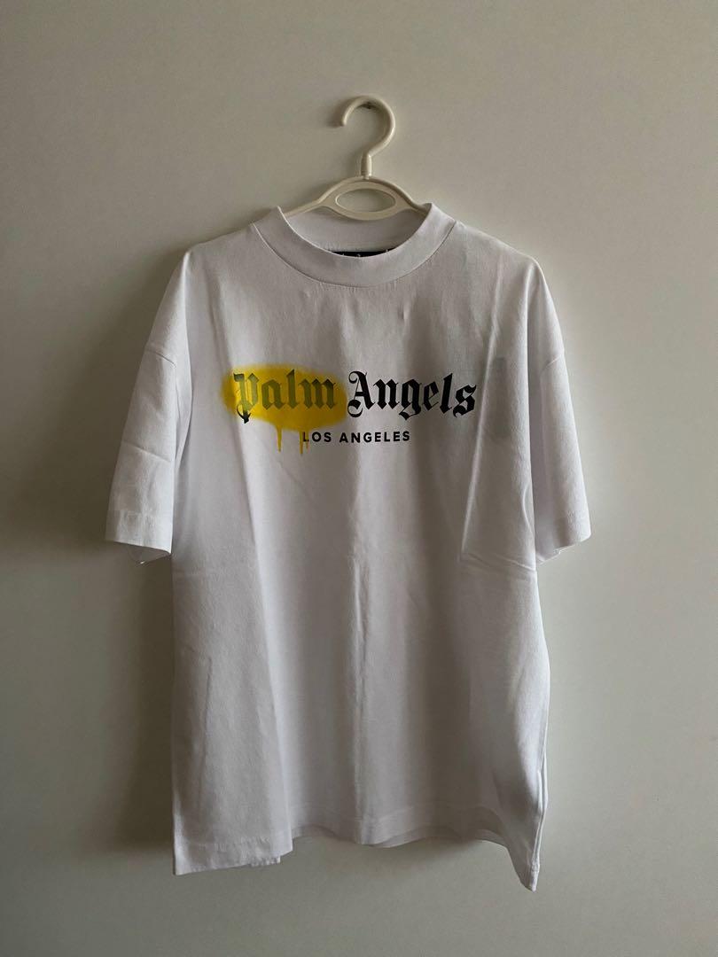 Palm Angels La Spray Logo T-Shirt White