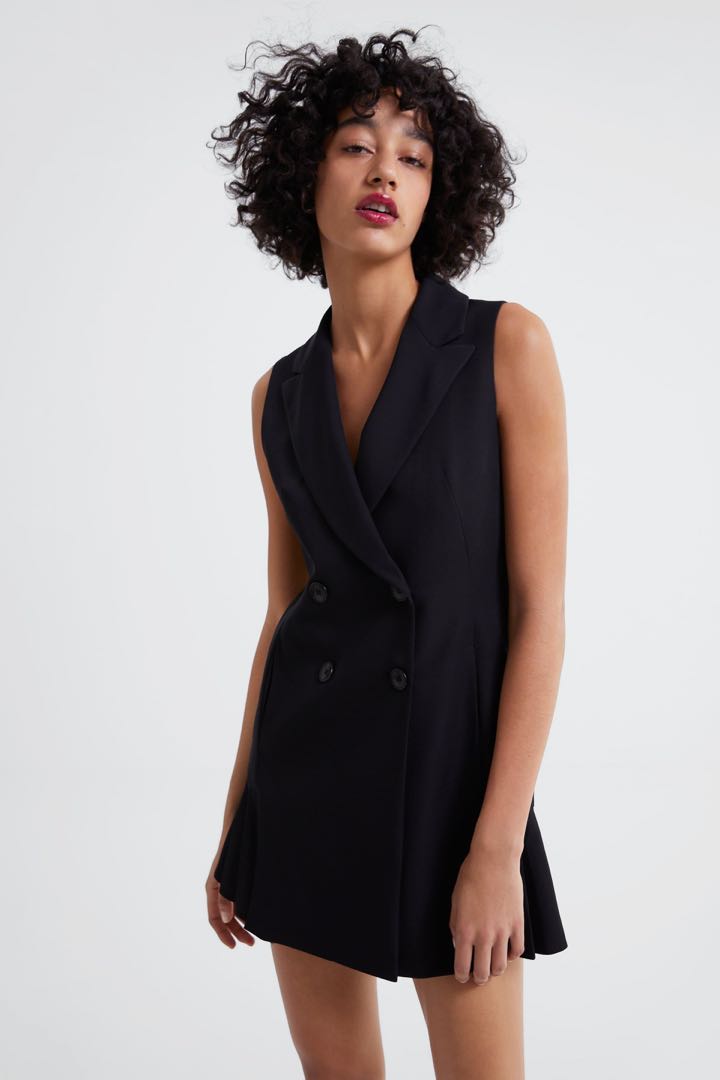 Zara waistcoat dress new arrivals