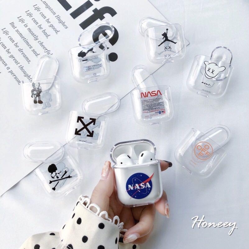 Aesthetic Case for Airpods ( NASA RED, NASA BLUE ), Elektronik, Audio di  Carousell