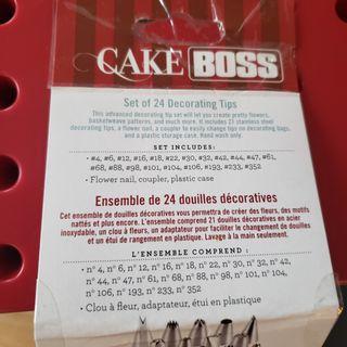 Cake Boss Icing Decorating Tips 24 Set