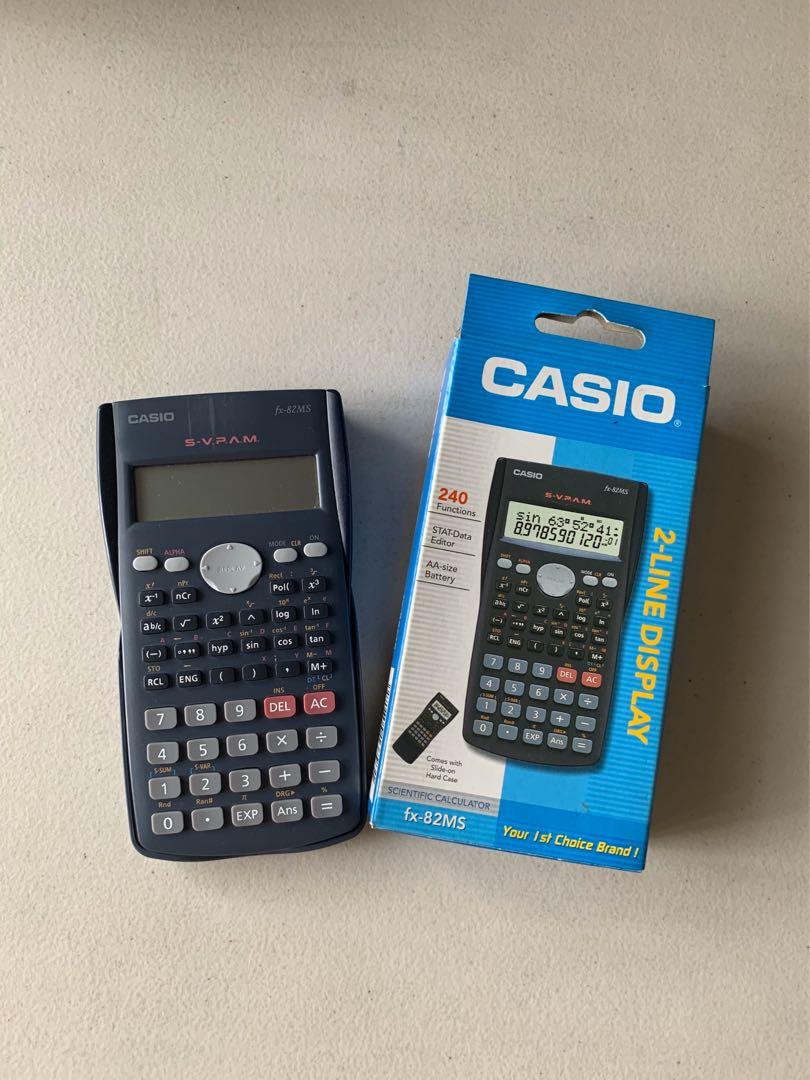 Casio scientific calculator fx-82MS (Category: Office & Business Technology) located in Quezon City. Submitted by joyeusefille (Listing ID 1000593768, Image 1). Description: - No battery .