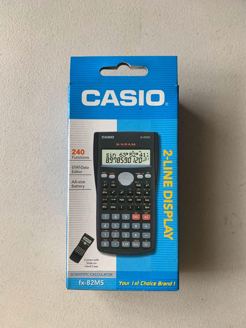 Casio scientific calculator fx-82MS (Category: Office & Business Technology) located in Quezon City. Submitted by joyeusefille (Listing ID 1000593768, Image 3). Description: - No battery .