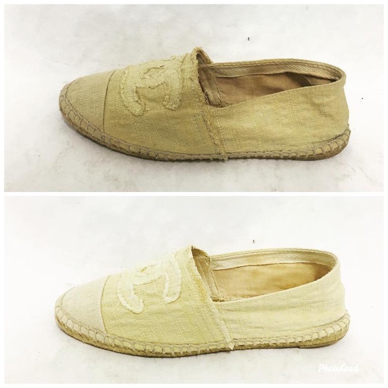 cleaning espadrilles