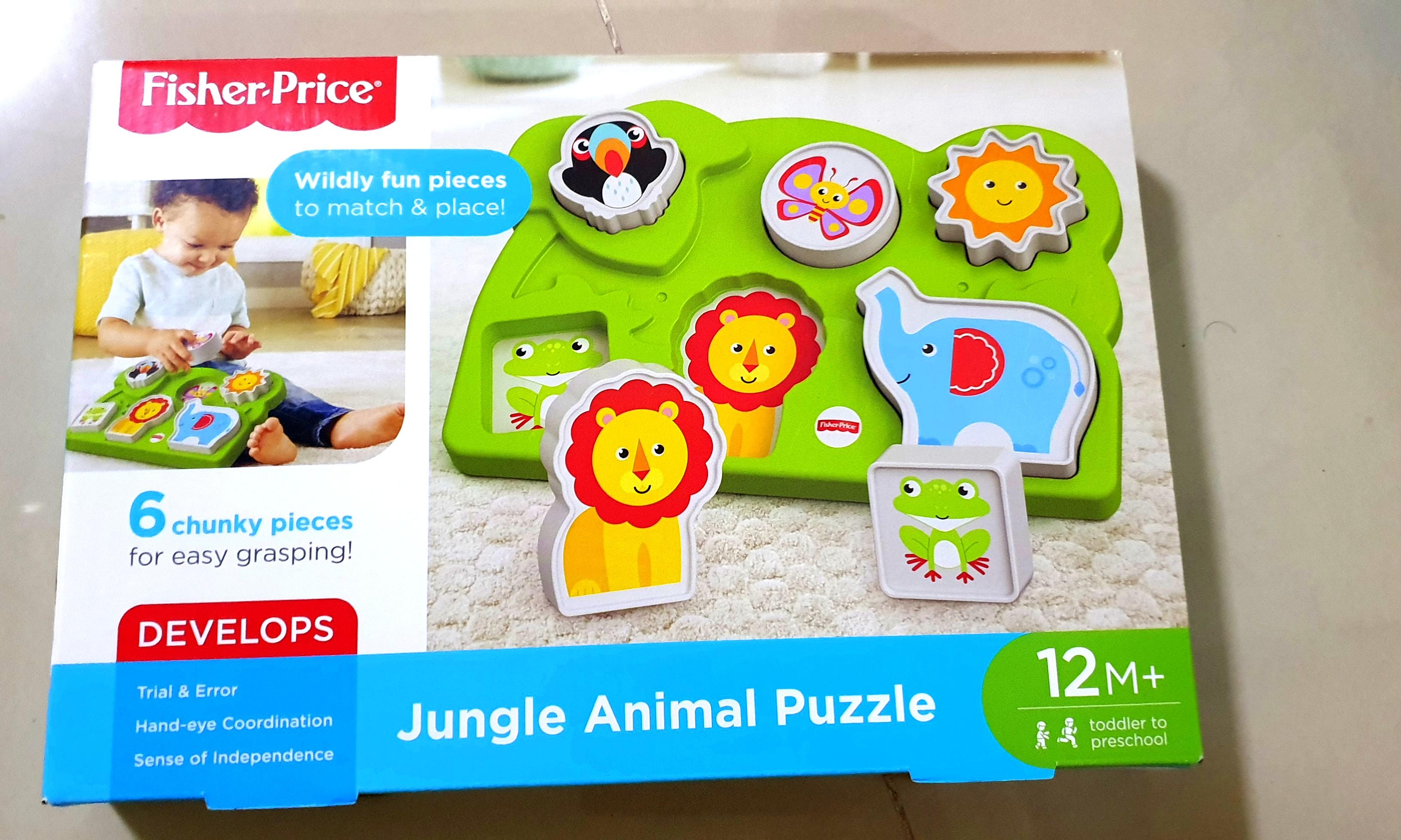 fisher price jungle animal puzzle