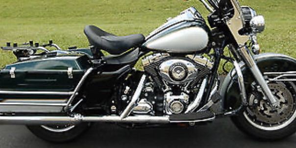 Harley police shop seat