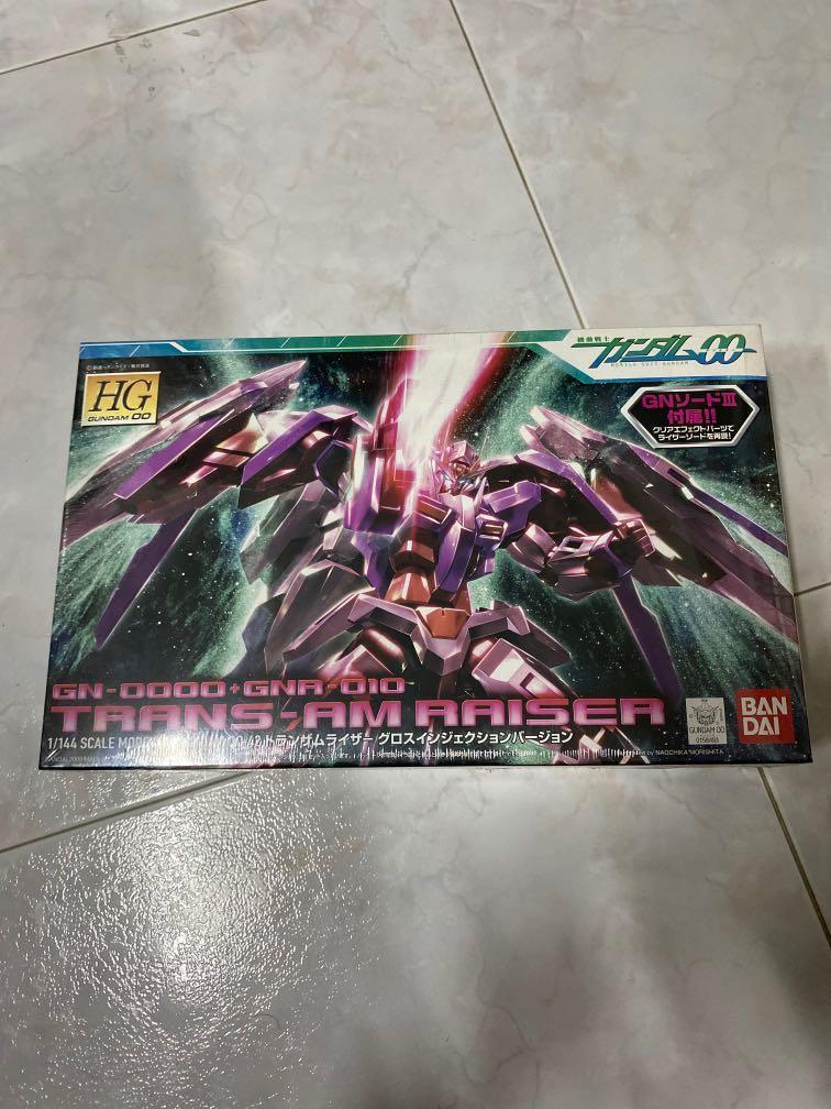 HG Gundam 00 GN-0000+GNR-010 00 Raiser (Trans-Am Raiser), Hobbies ...