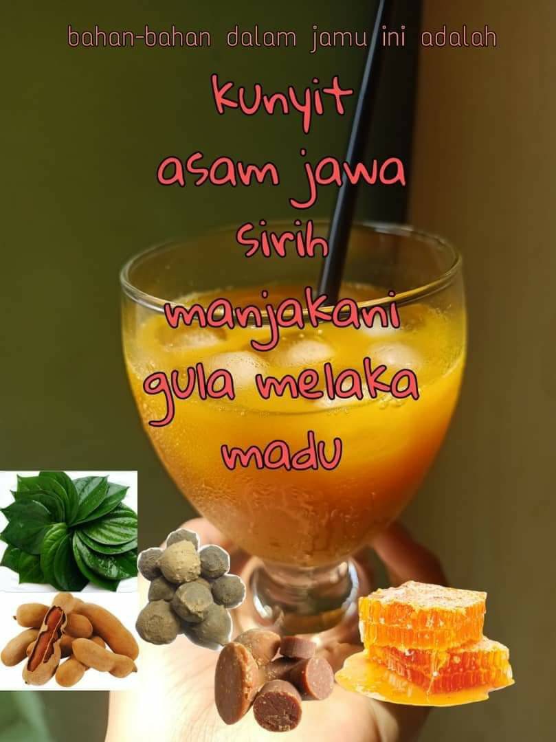 Jamu Kunyit Asam Sirih Manjakani 100 Original Homemade Food Drinks Local Delights Halal Drinks On Carousell