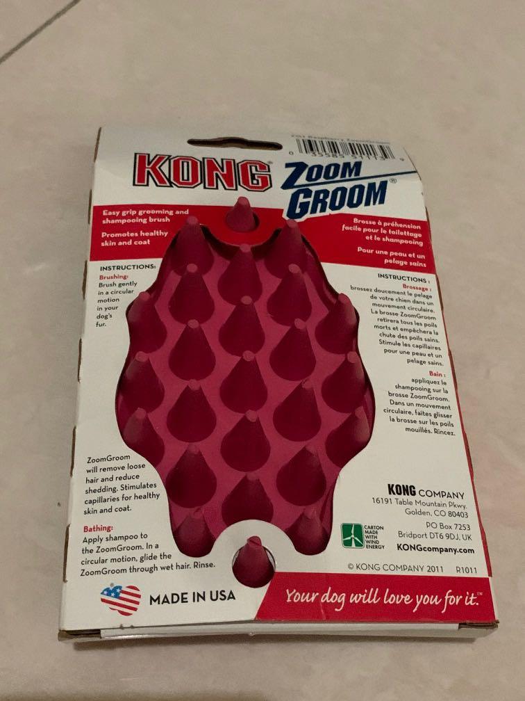 kong dog brush