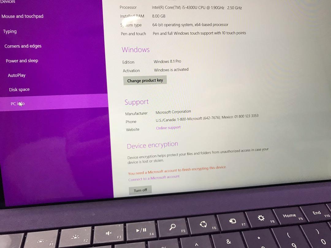 Microsoft Surface Pro 3 used laptop, Computers & Tech, Laptops