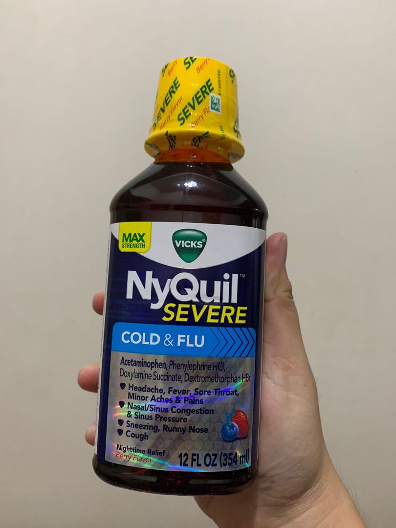 Nyquil Severe 12 fl. oz., Health & Nutrition, Health Supplements